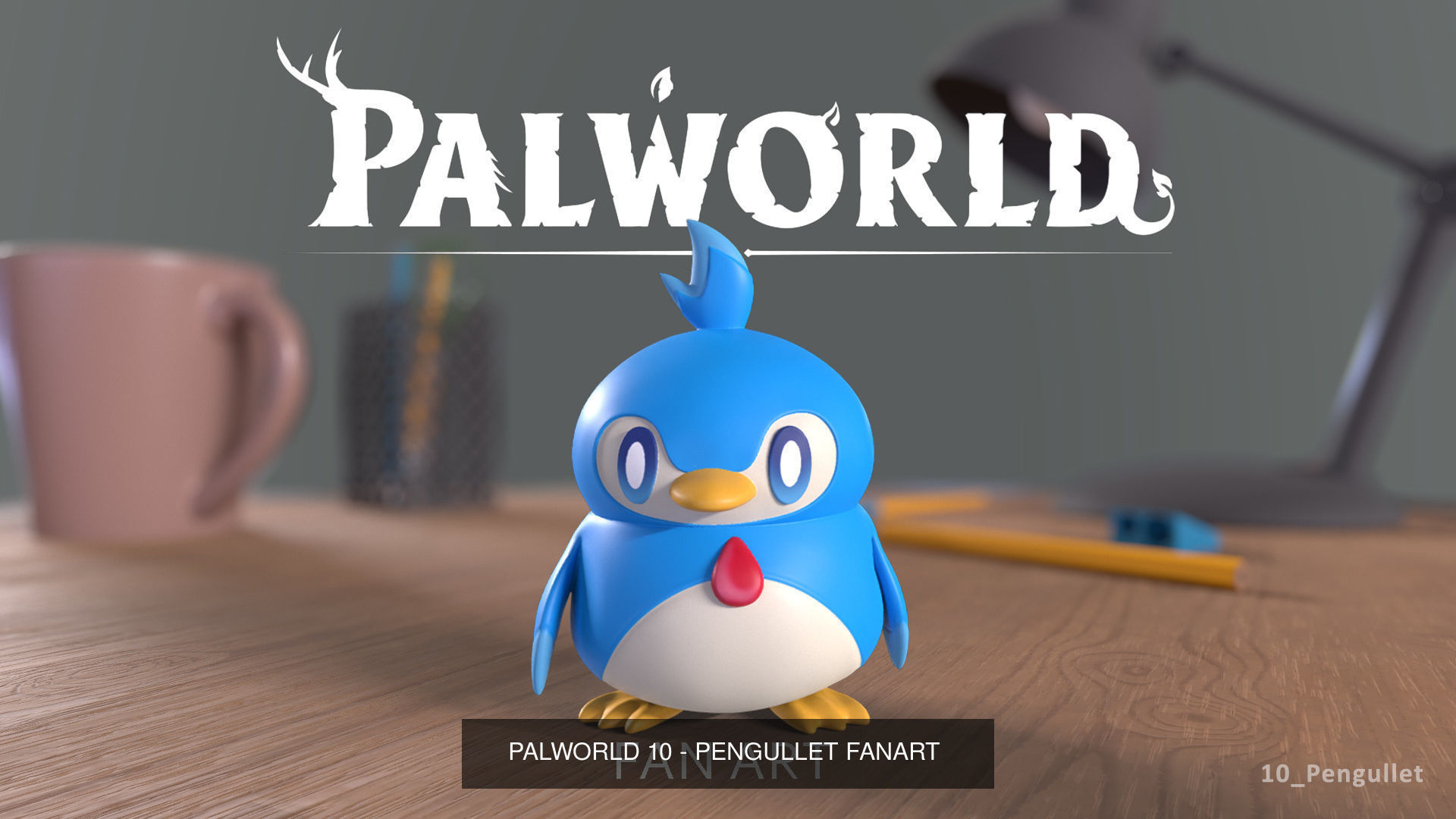 Palworld pals 6-10 fanart for 3d printing 3D Model Collection_6