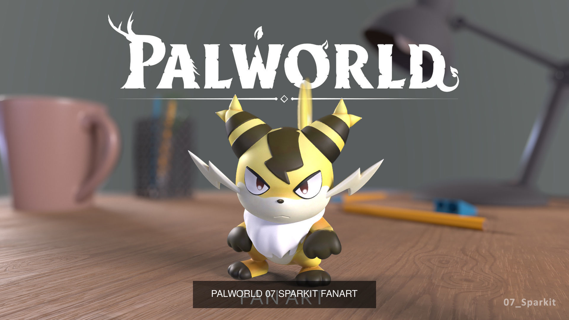 Palworld pals 6-10 fanart for 3d printing 3D Model Collection_3