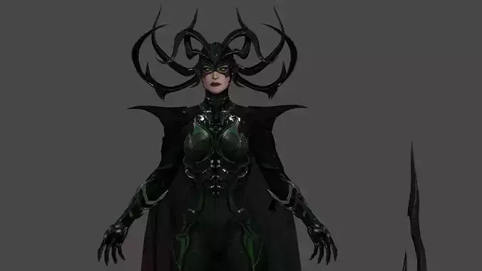 Hela Marvel 3d Model