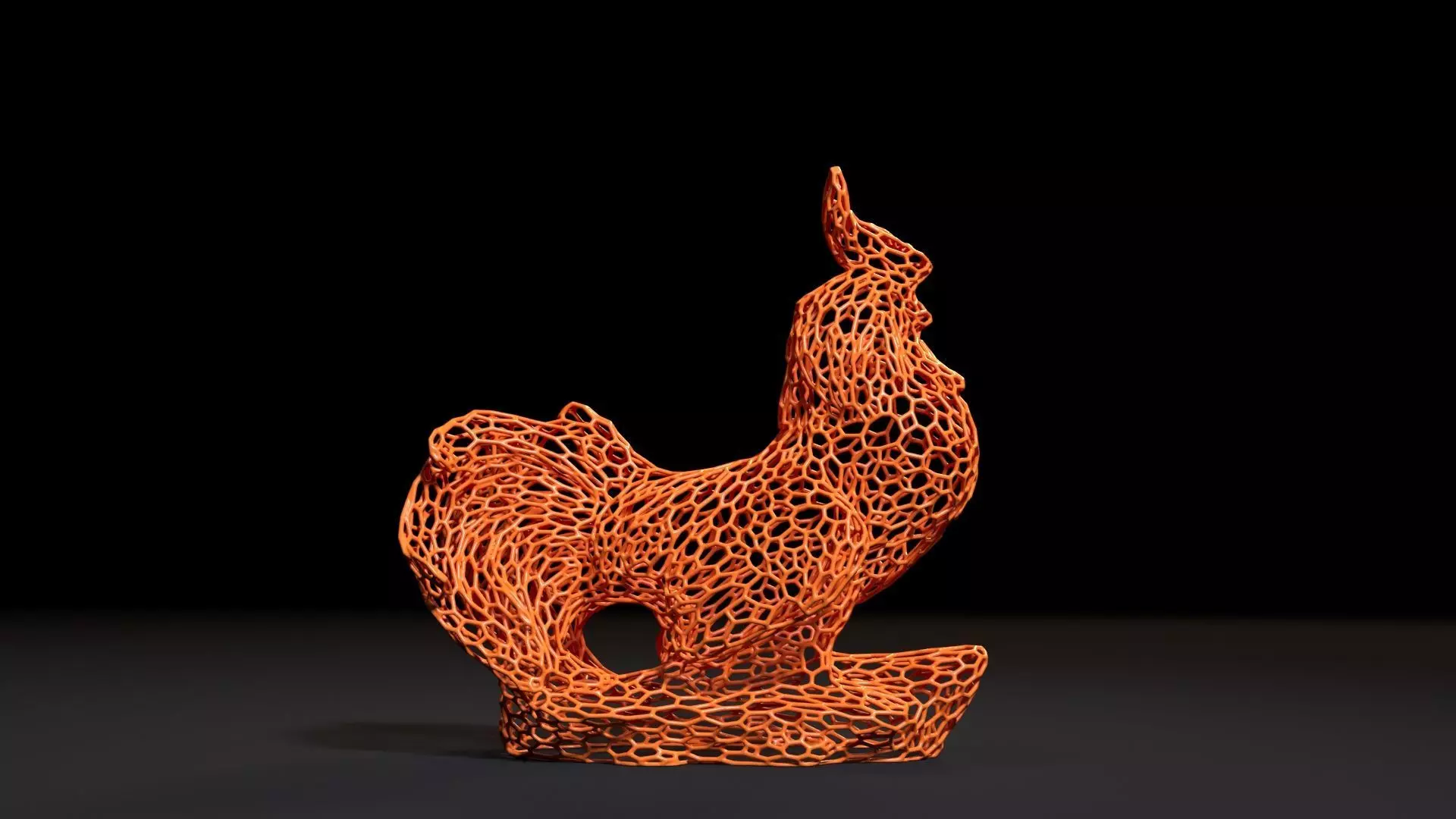 Rooster 3D print model