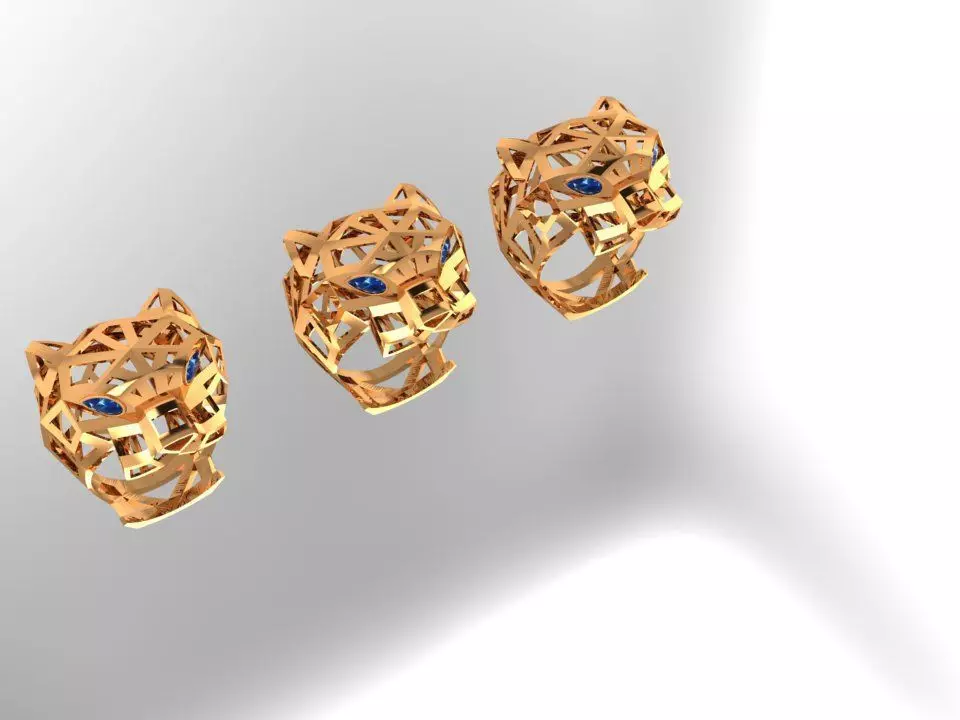 tiger ring 3D print model