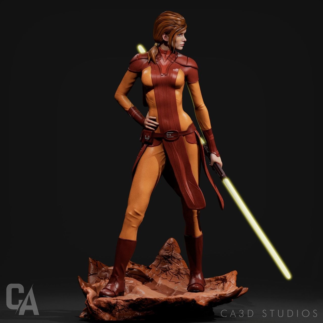 Bastila Shan 3D Print 3D print model_2