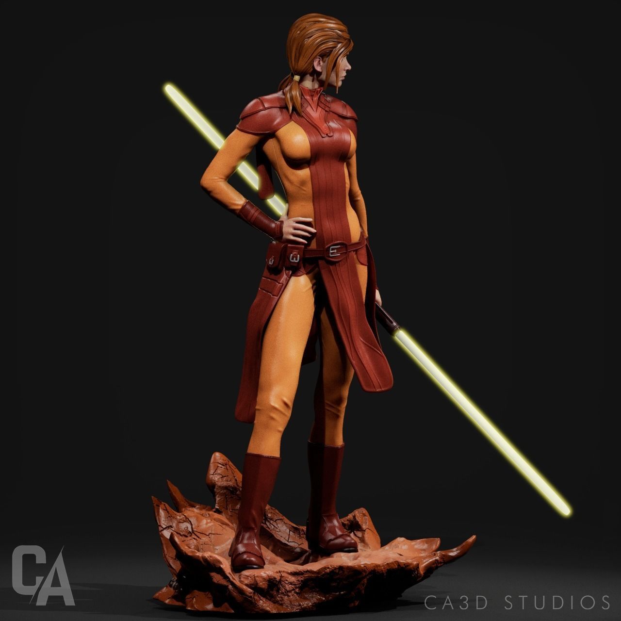 Bastila Shan 3D Print 3D print model_4