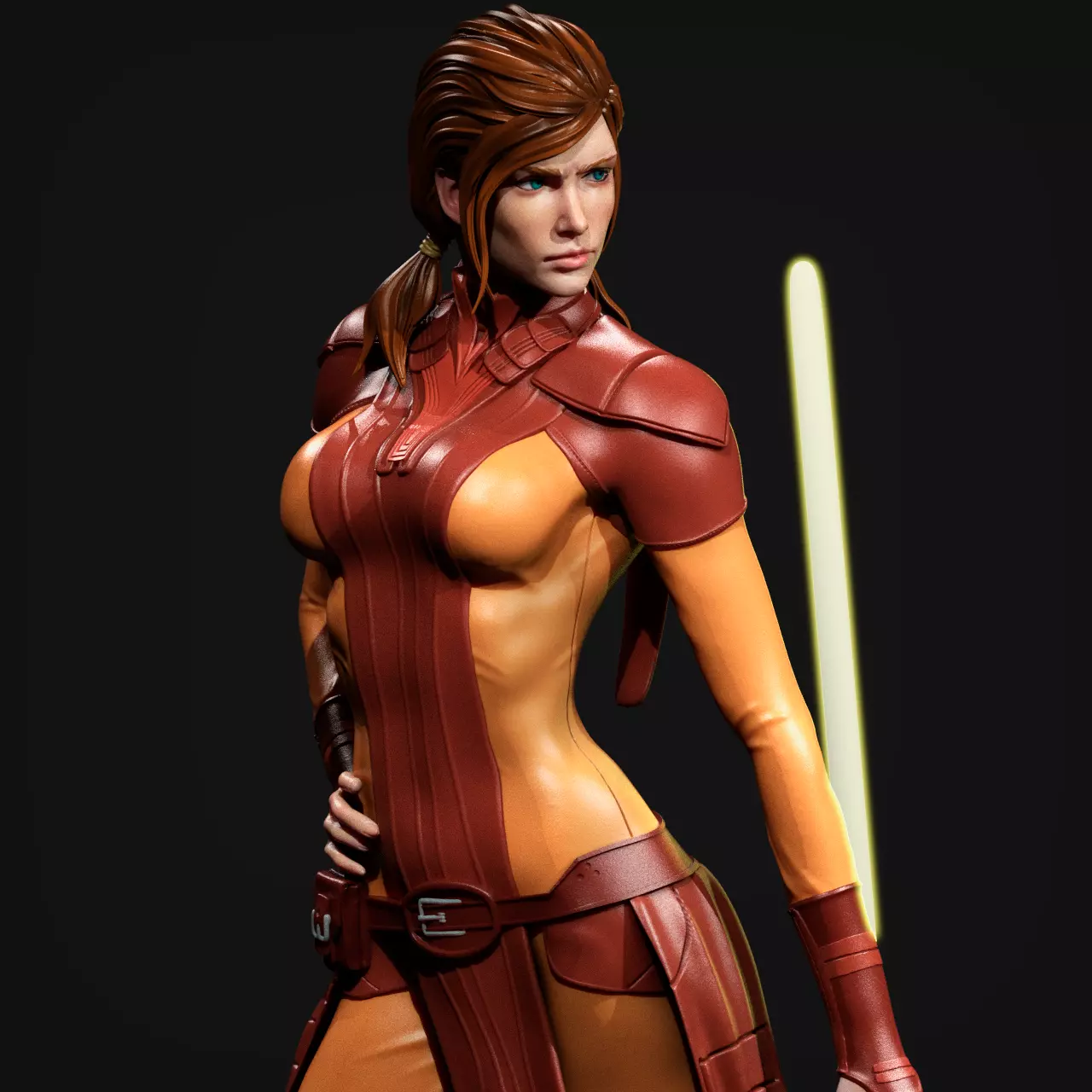 Bastila Shan 3D Print 3D print model_0