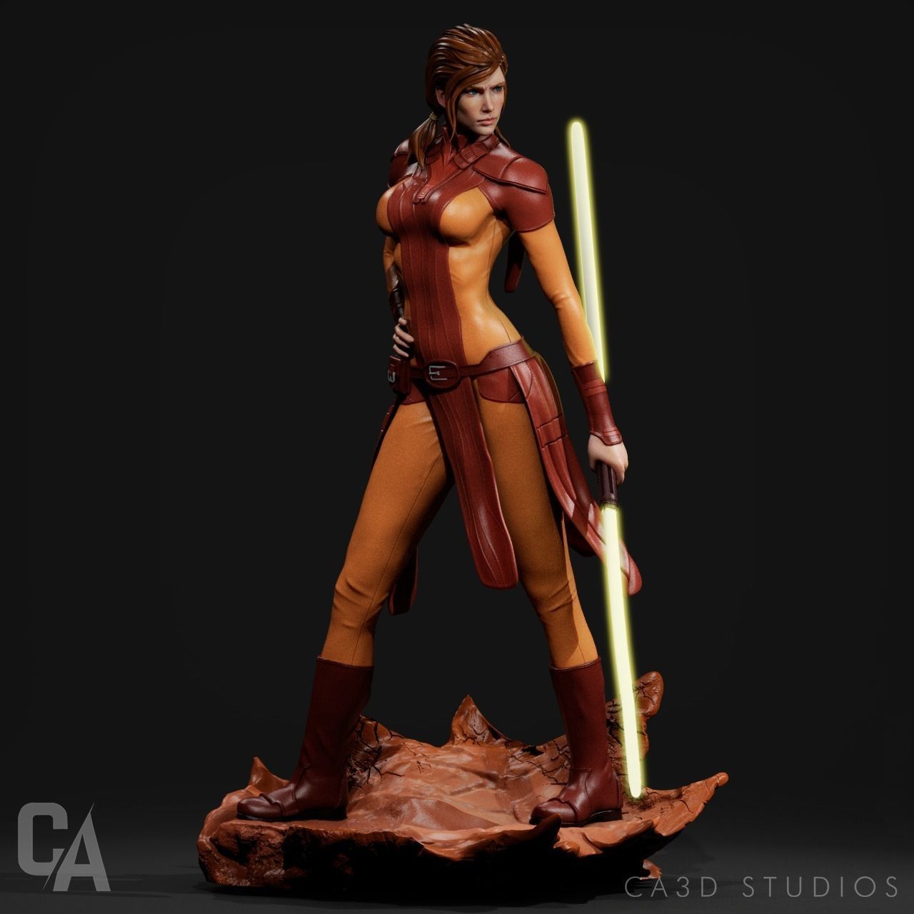 Bastila Shan 3D Print 3D print model_1