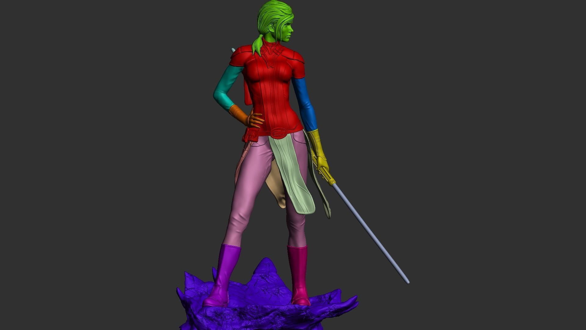 Bastila Shan 3D Print 3D print model_5