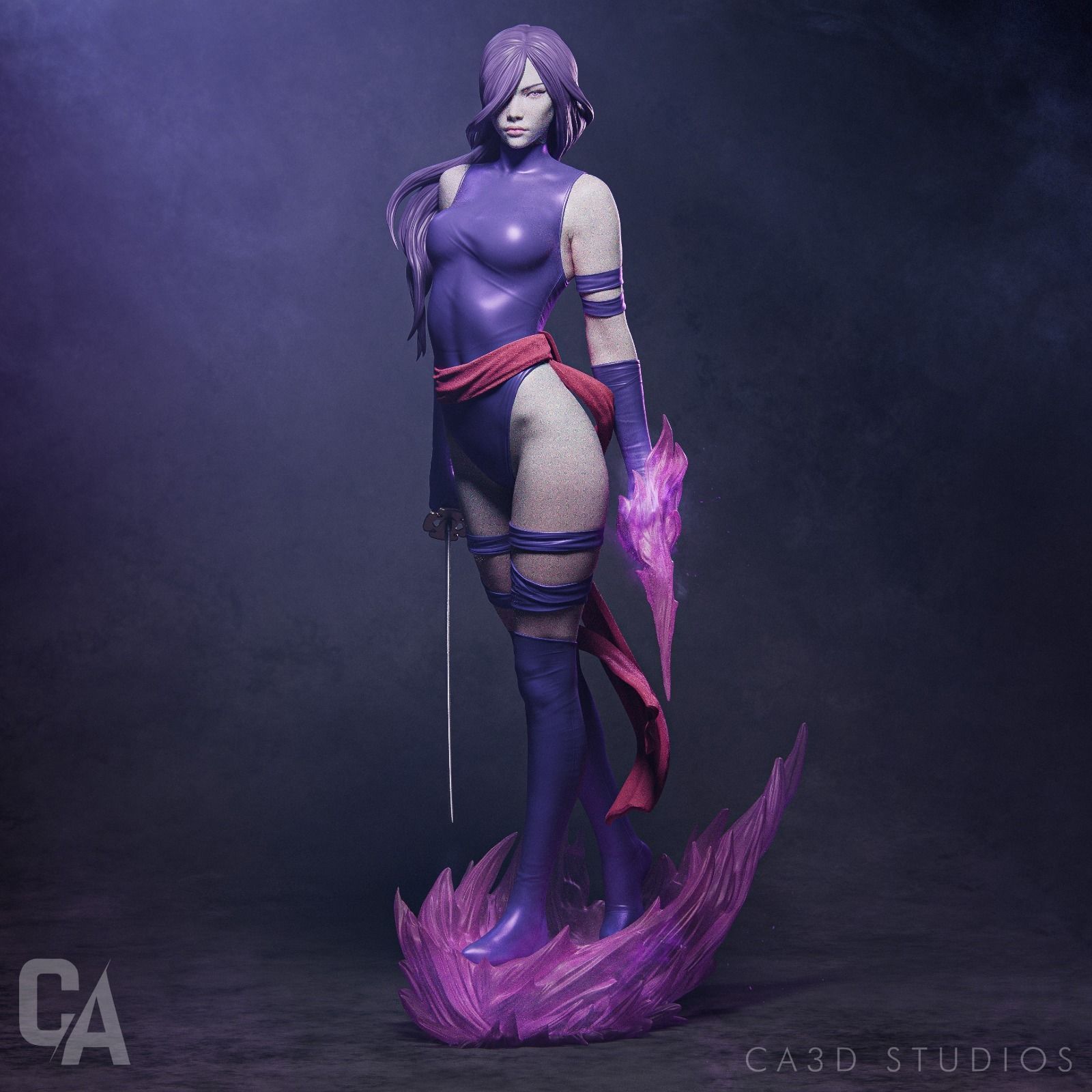 Psylocke 3D Print 3D print model_2
