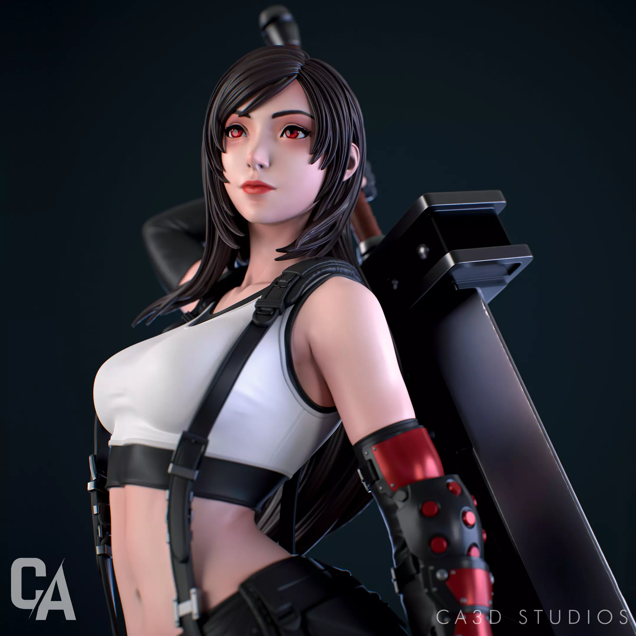Tifa Lockhart 3D Print 3D print model