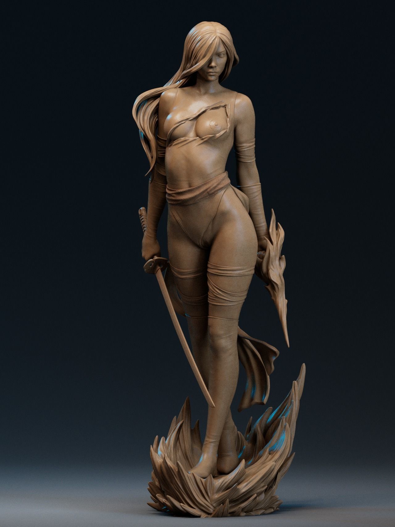 Psylocke NSFW 3D Print 3D print model_4