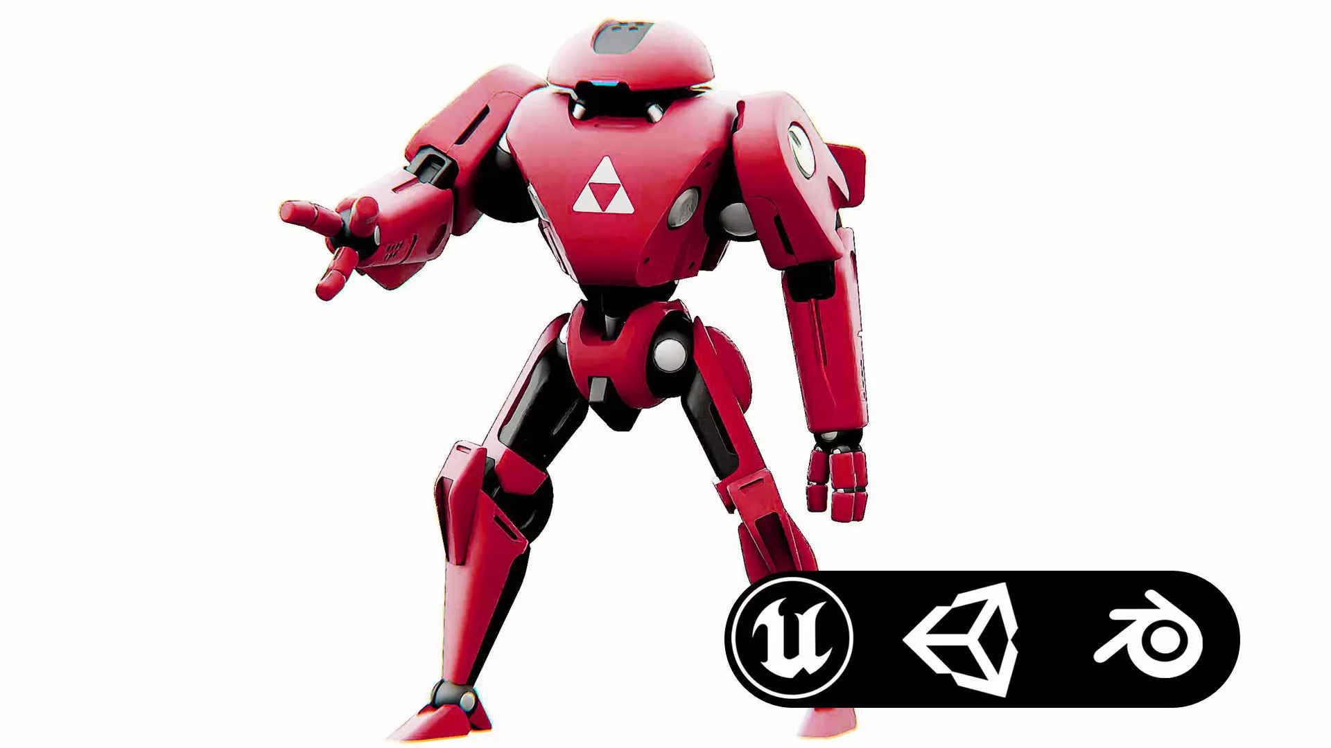 ANDROID IKAROUS Rigged for Unreal Engine - Unity - MIXAMO 3D model_0