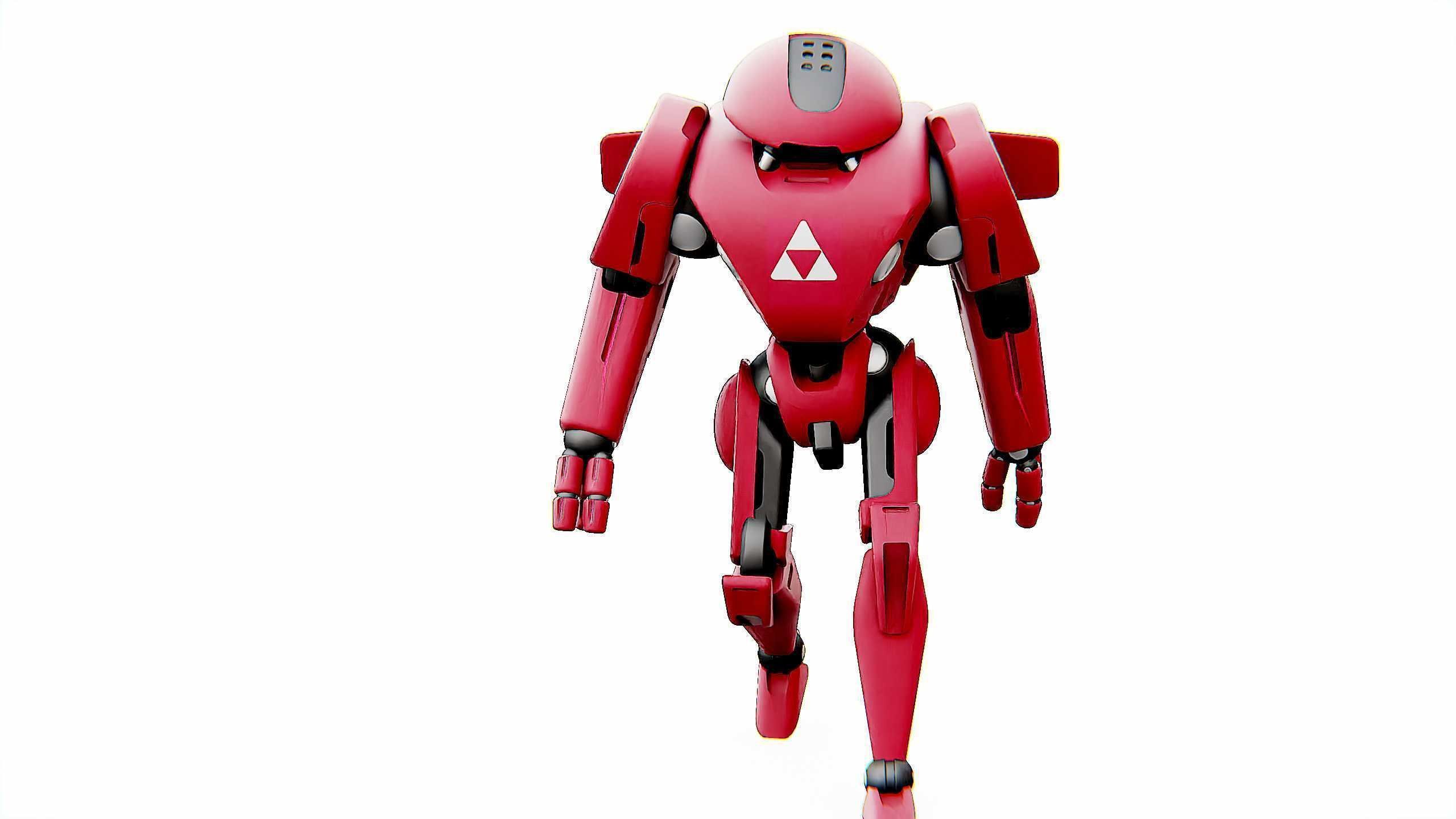 ANDROID IKAROUS Rigged for Unreal Engine - Unity - MIXAMO 3D model_16