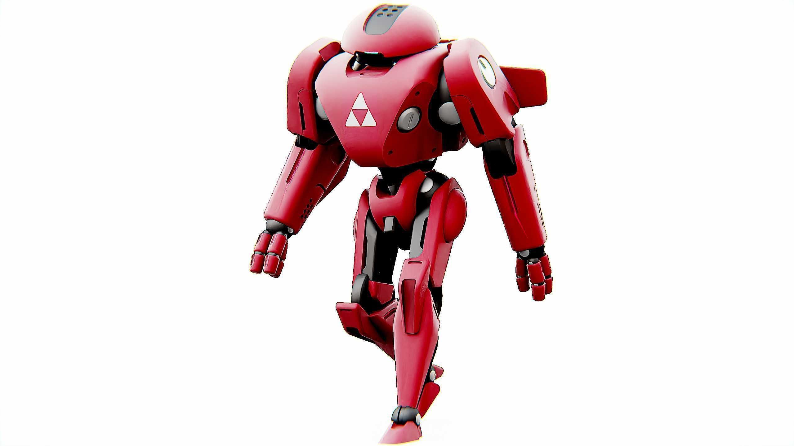 ANDROID IKAROUS Rigged for Unreal Engine - Unity - MIXAMO 3D model_2