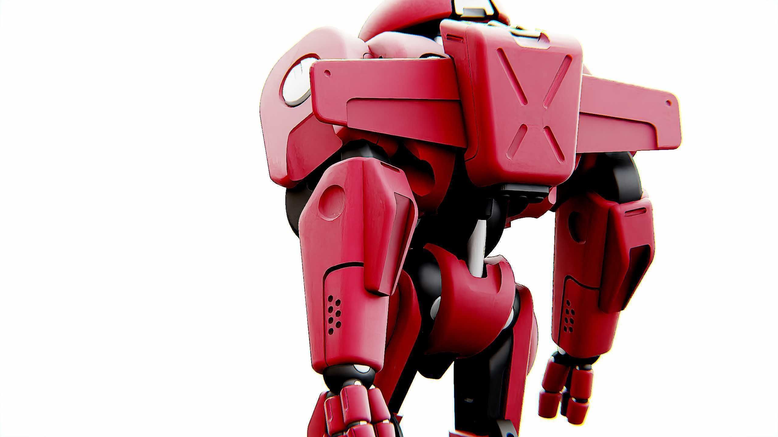 ANDROID IKAROUS Rigged for Unreal Engine - Unity - MIXAMO 3D model_17