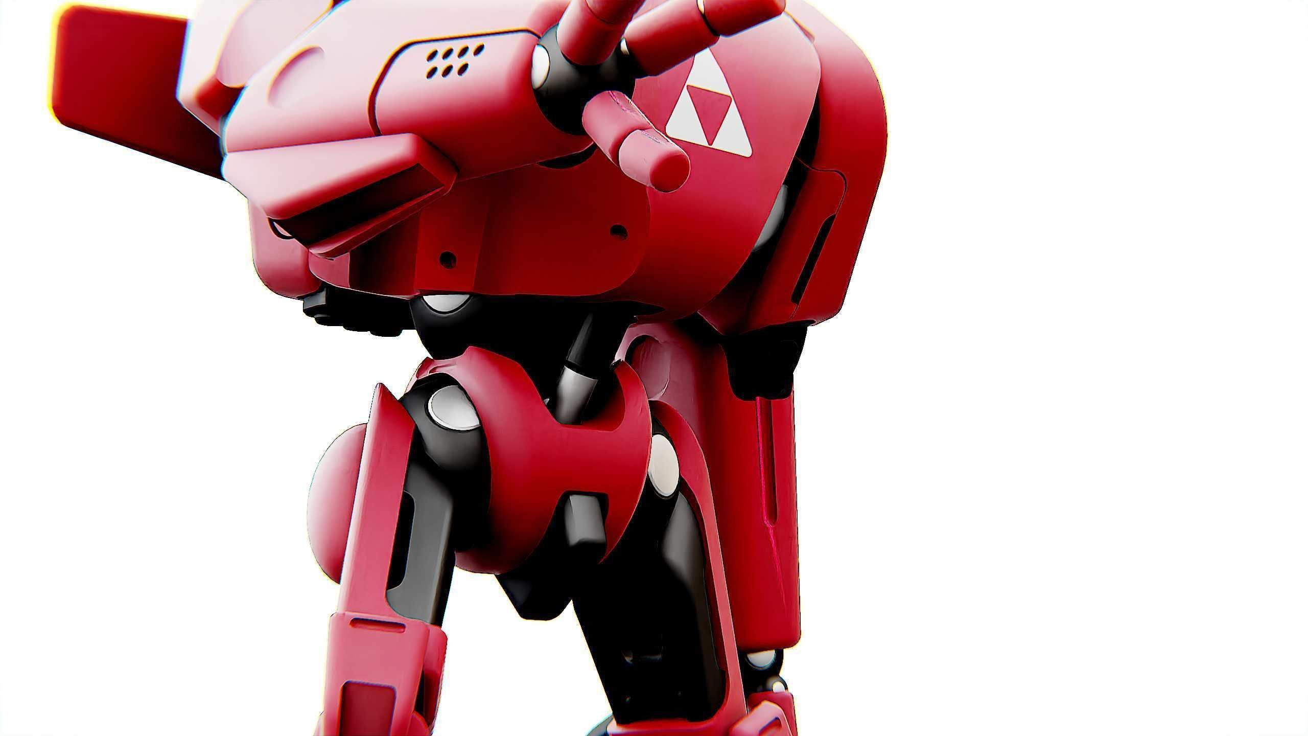 ANDROID IKAROUS Rigged for Unreal Engine - Unity - MIXAMO 3D model_30