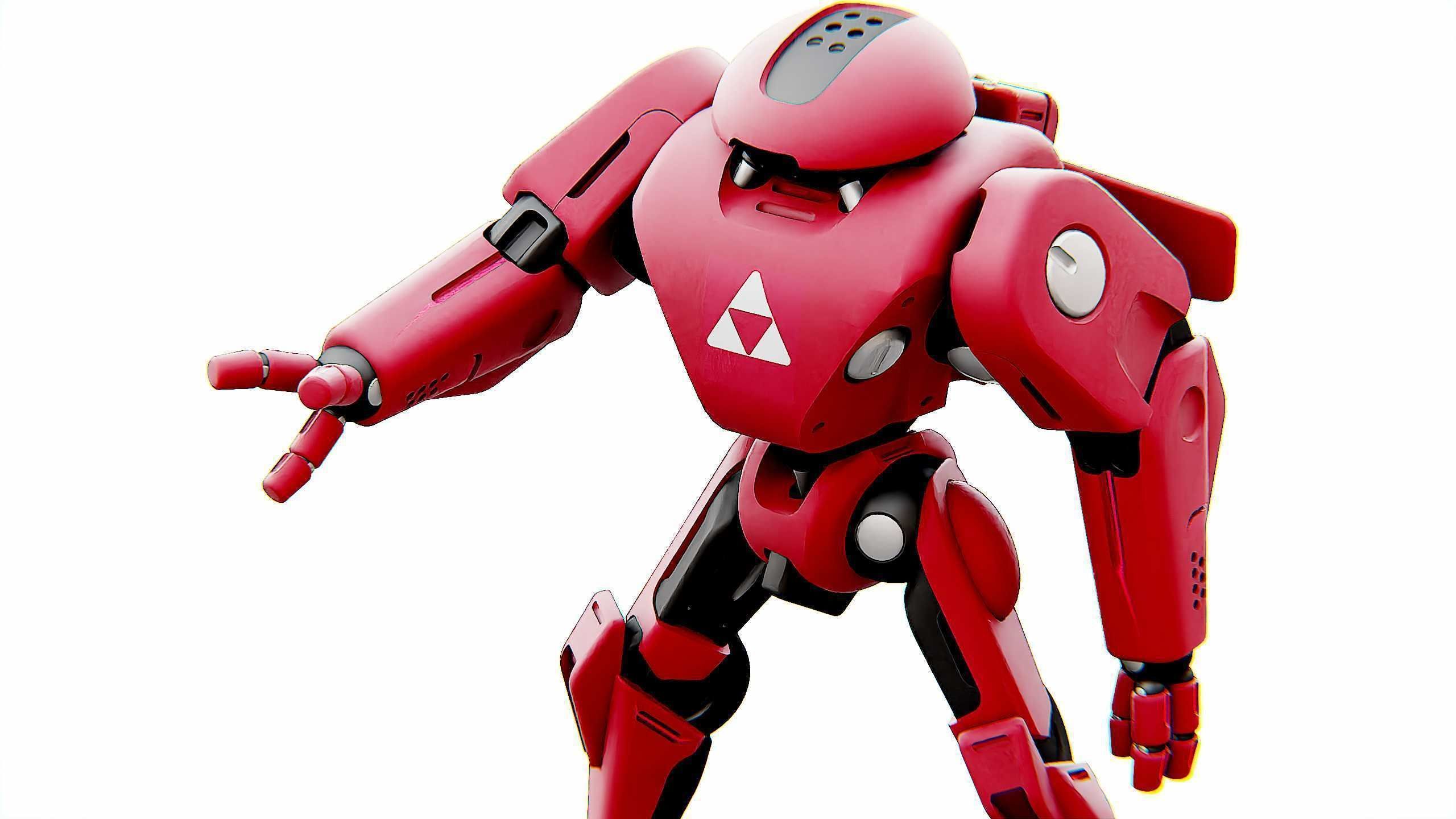 ANDROID IKAROUS Rigged for Unreal Engine - Unity - MIXAMO 3D model_29