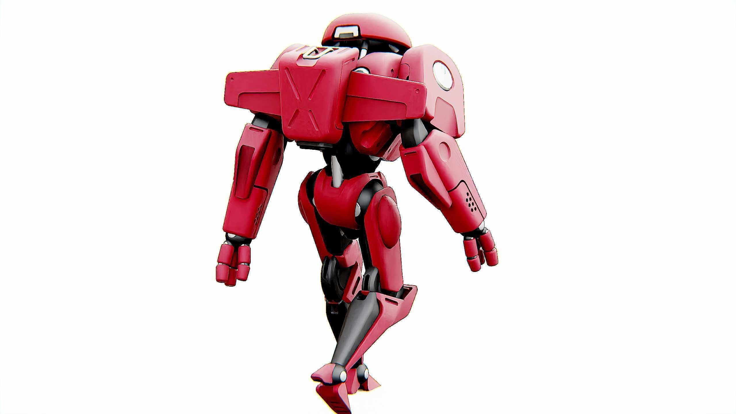 ANDROID IKAROUS Rigged for Unreal Engine - Unity - MIXAMO 3D model_11