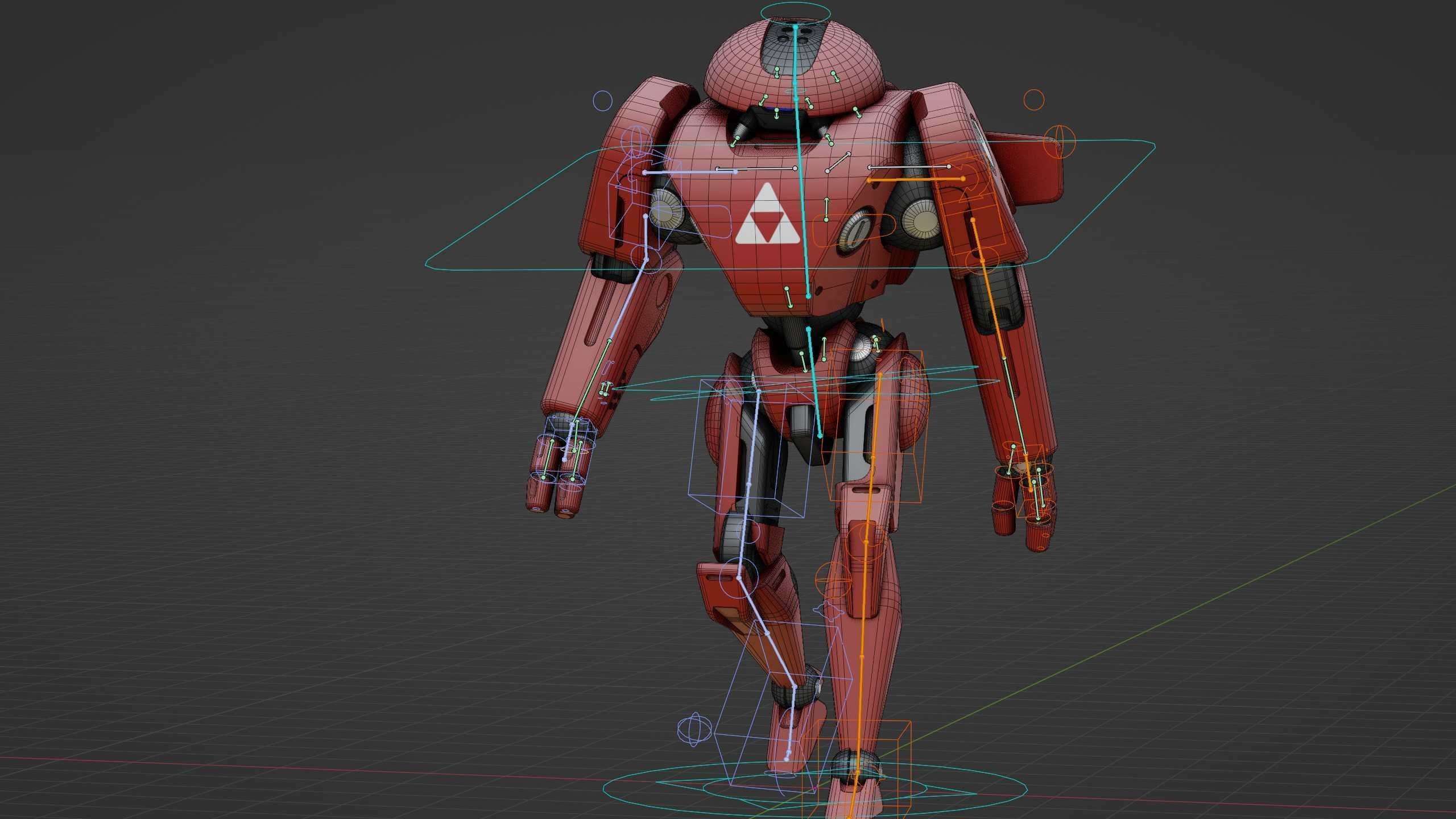 ANDROID IKAROUS Rigged for Unreal Engine - Unity - MIXAMO 3D model_37