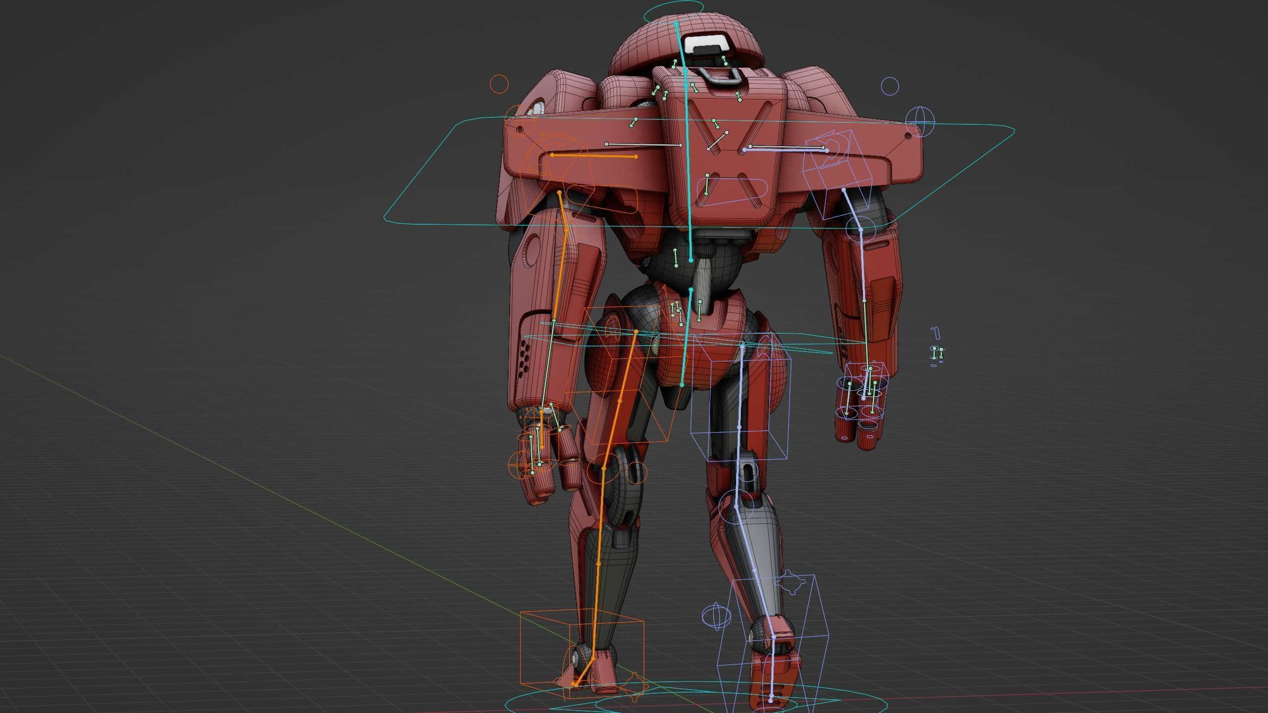 ANDROID IKAROUS Rigged for Unreal Engine - Unity - MIXAMO 3D model_38