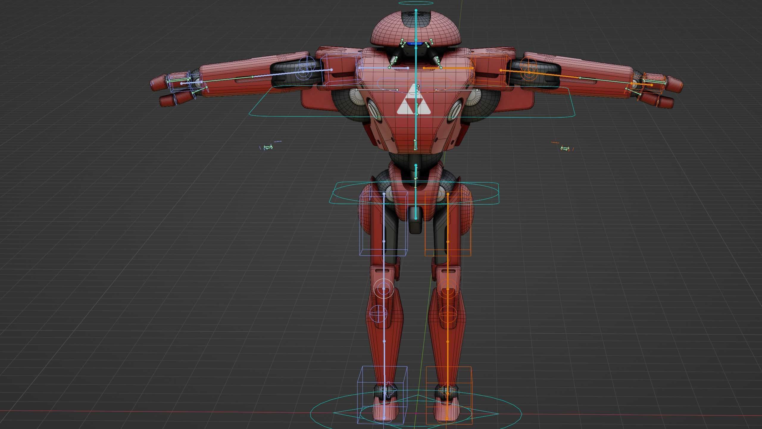 ANDROID IKAROUS Rigged for Unreal Engine - Unity - MIXAMO 3D model_39