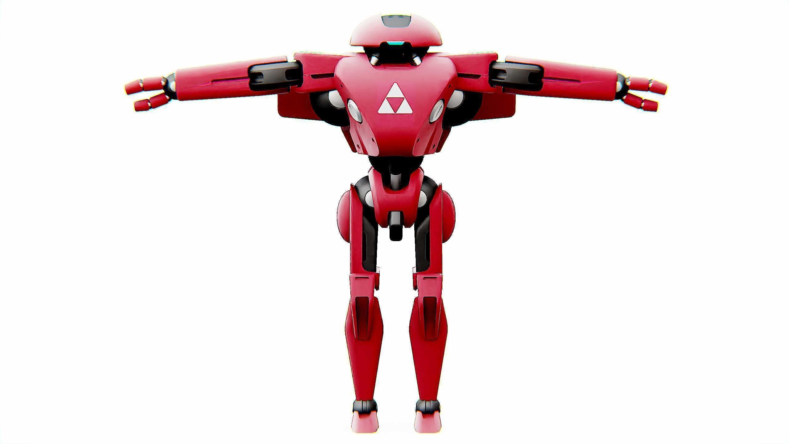 ANDROID IKAROUS Rigged for Unreal Engine - Unity - MIXAMO 3D model_24