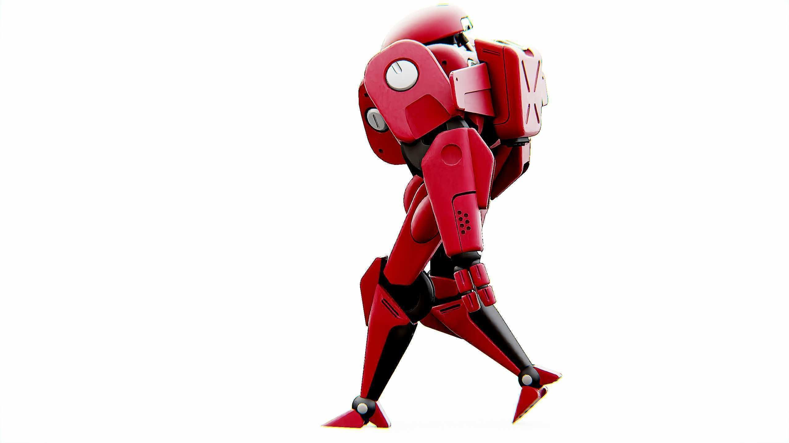 ANDROID IKAROUS Rigged for Unreal Engine - Unity - MIXAMO 3D model_6