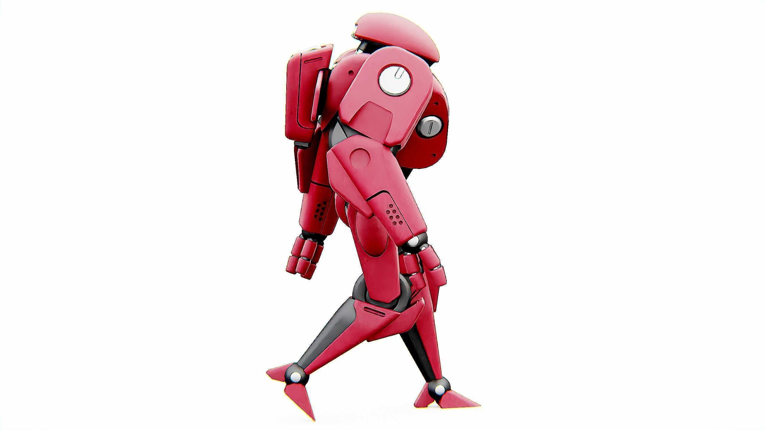 ANDROID IKAROUS Rigged for Unreal Engine - Unity - MIXAMO 3D model_13