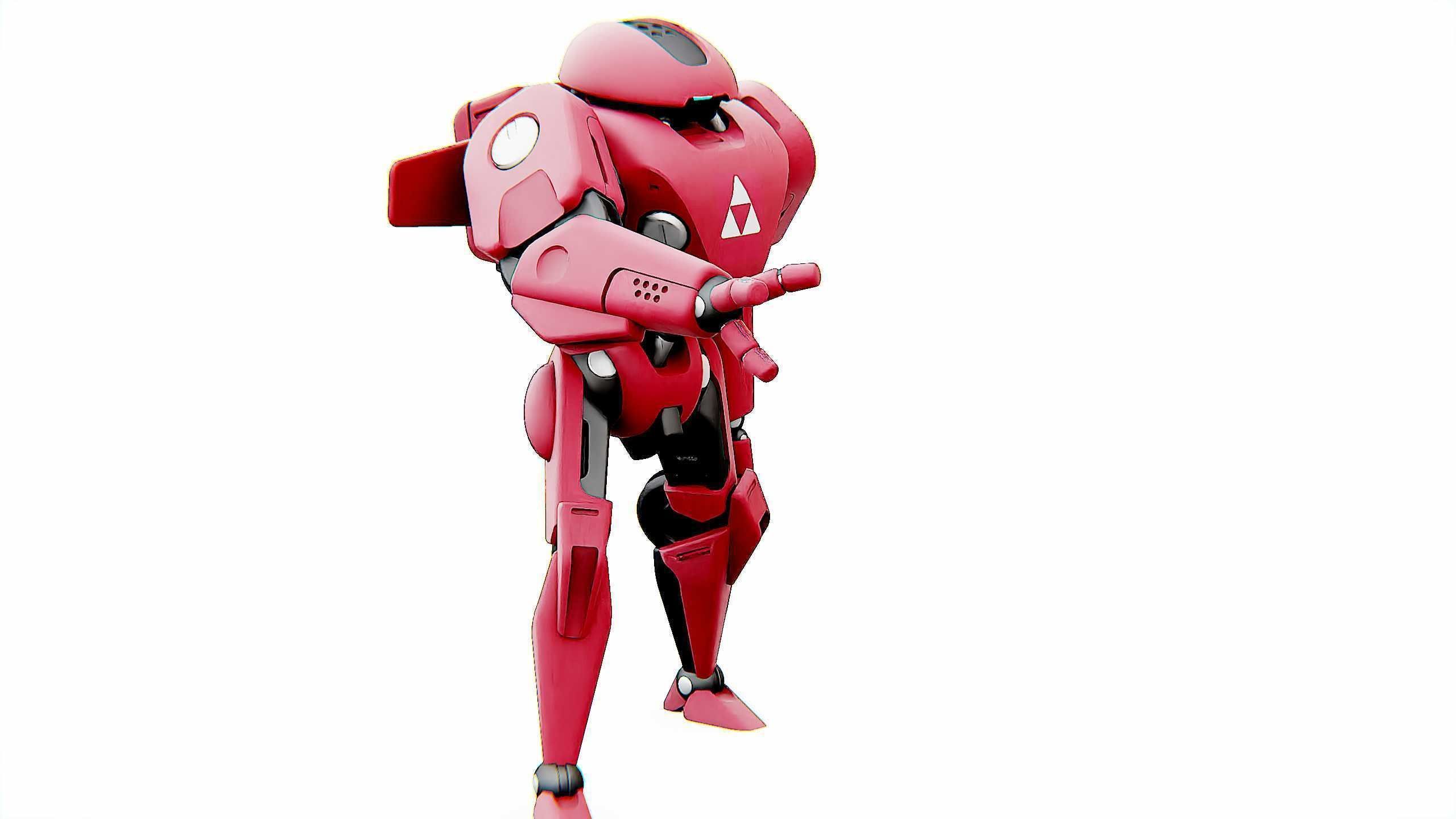 ANDROID IKAROUS Rigged for Unreal Engine - Unity - MIXAMO 3D model_27