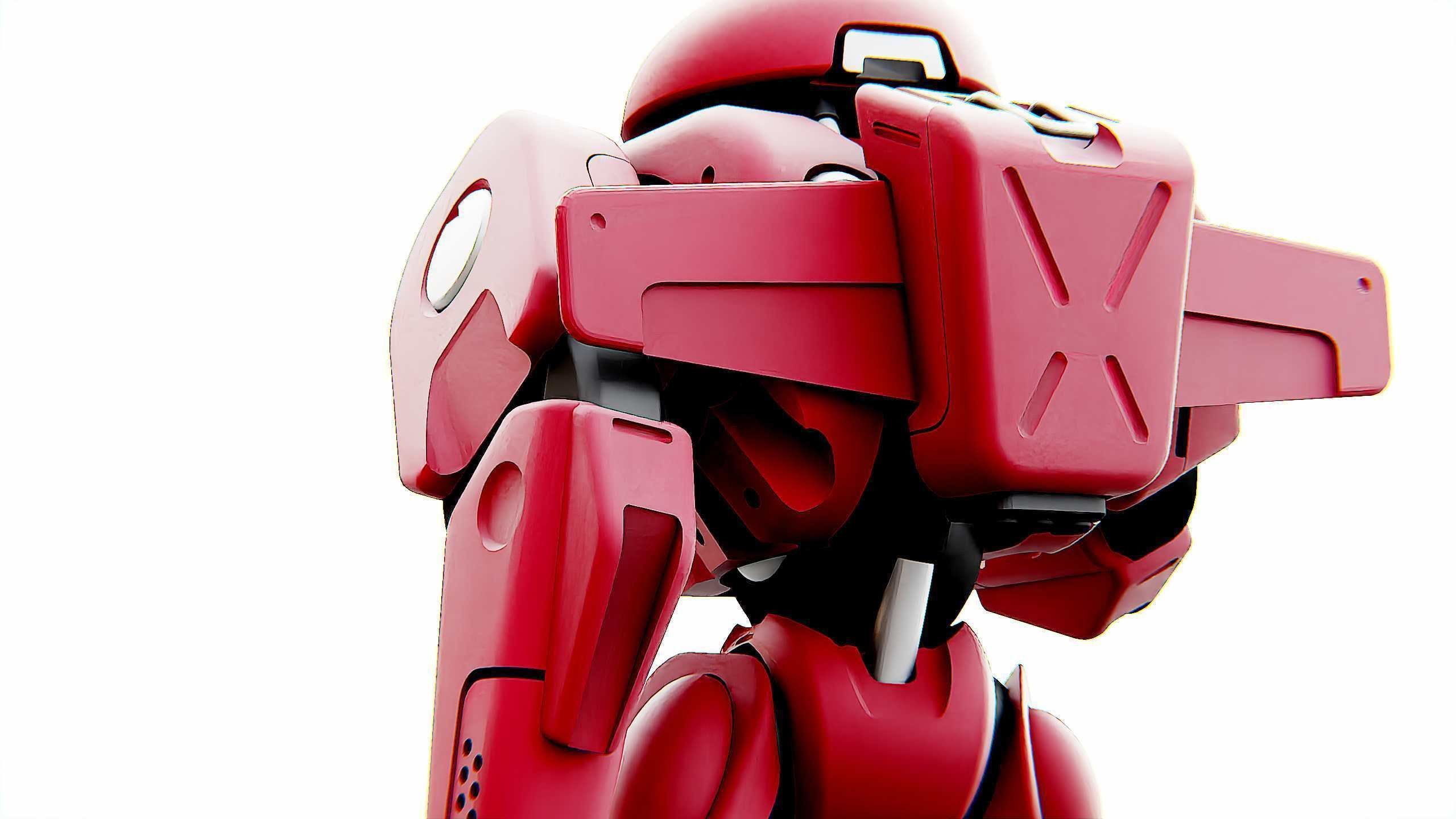 ANDROID IKAROUS Rigged for Unreal Engine - Unity - MIXAMO 3D model_31