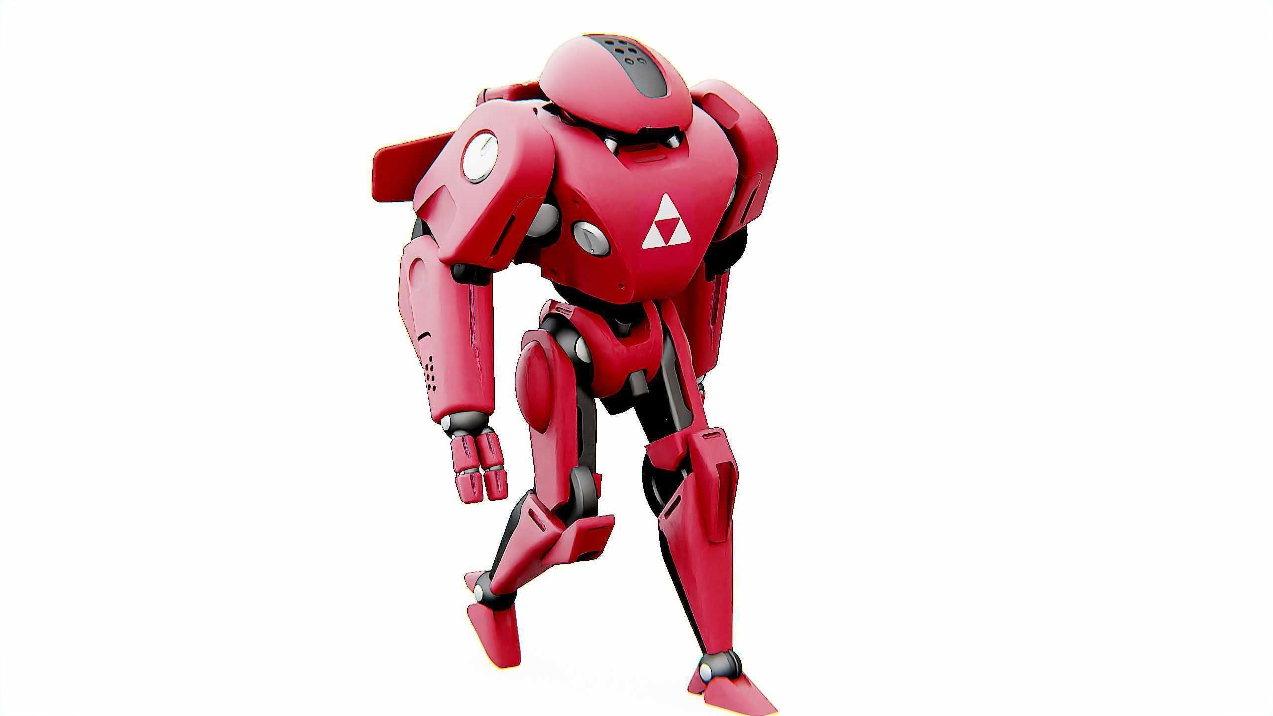 ANDROID IKAROUS Rigged for Unreal Engine - Unity - MIXAMO 3D model_15