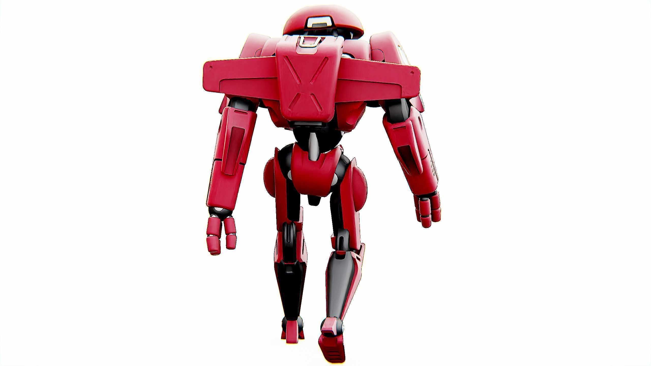 ANDROID IKAROUS Rigged for Unreal Engine - Unity - MIXAMO 3D model_10