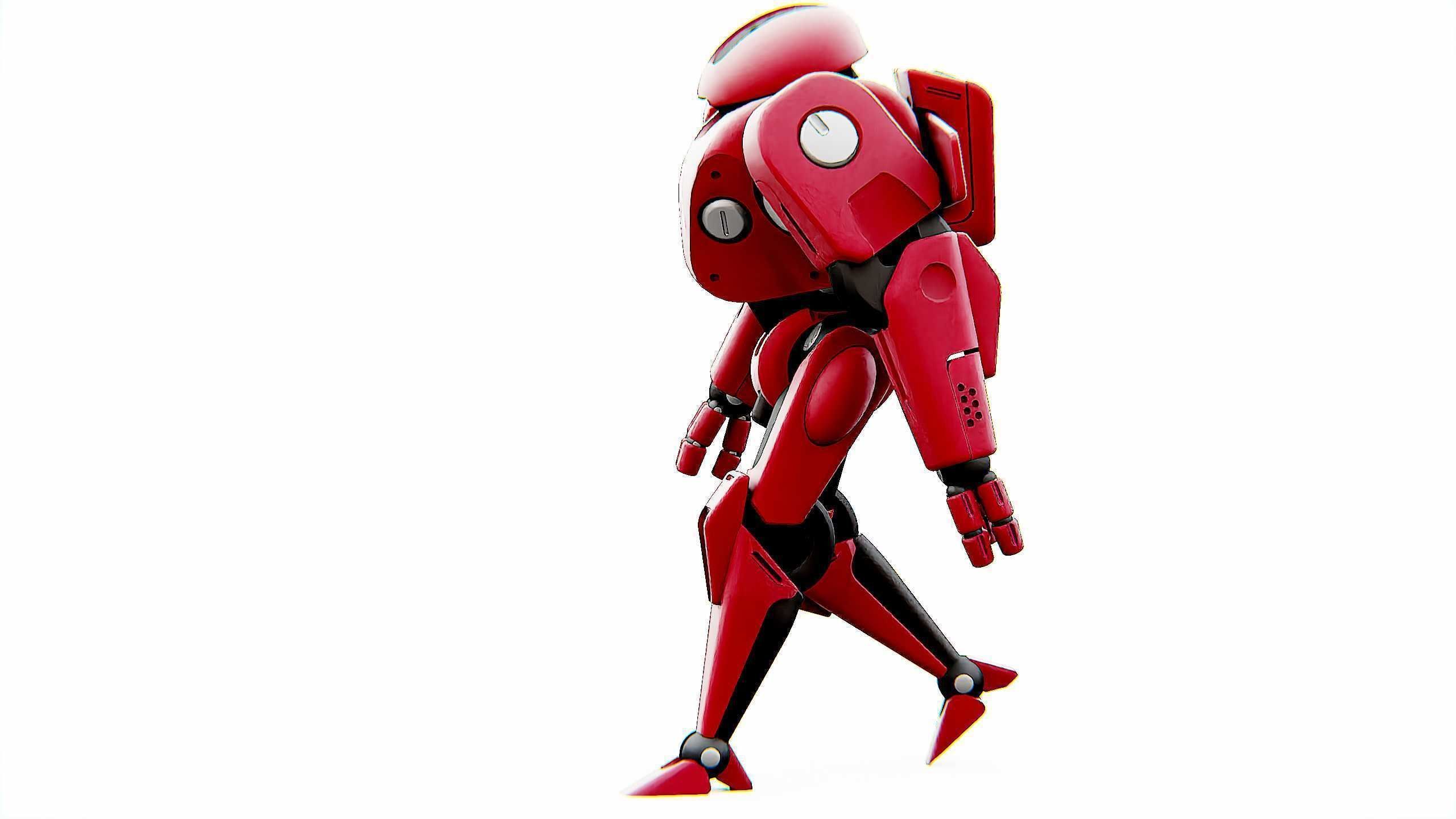 ANDROID IKAROUS Rigged for Unreal Engine - Unity - MIXAMO 3D model_5