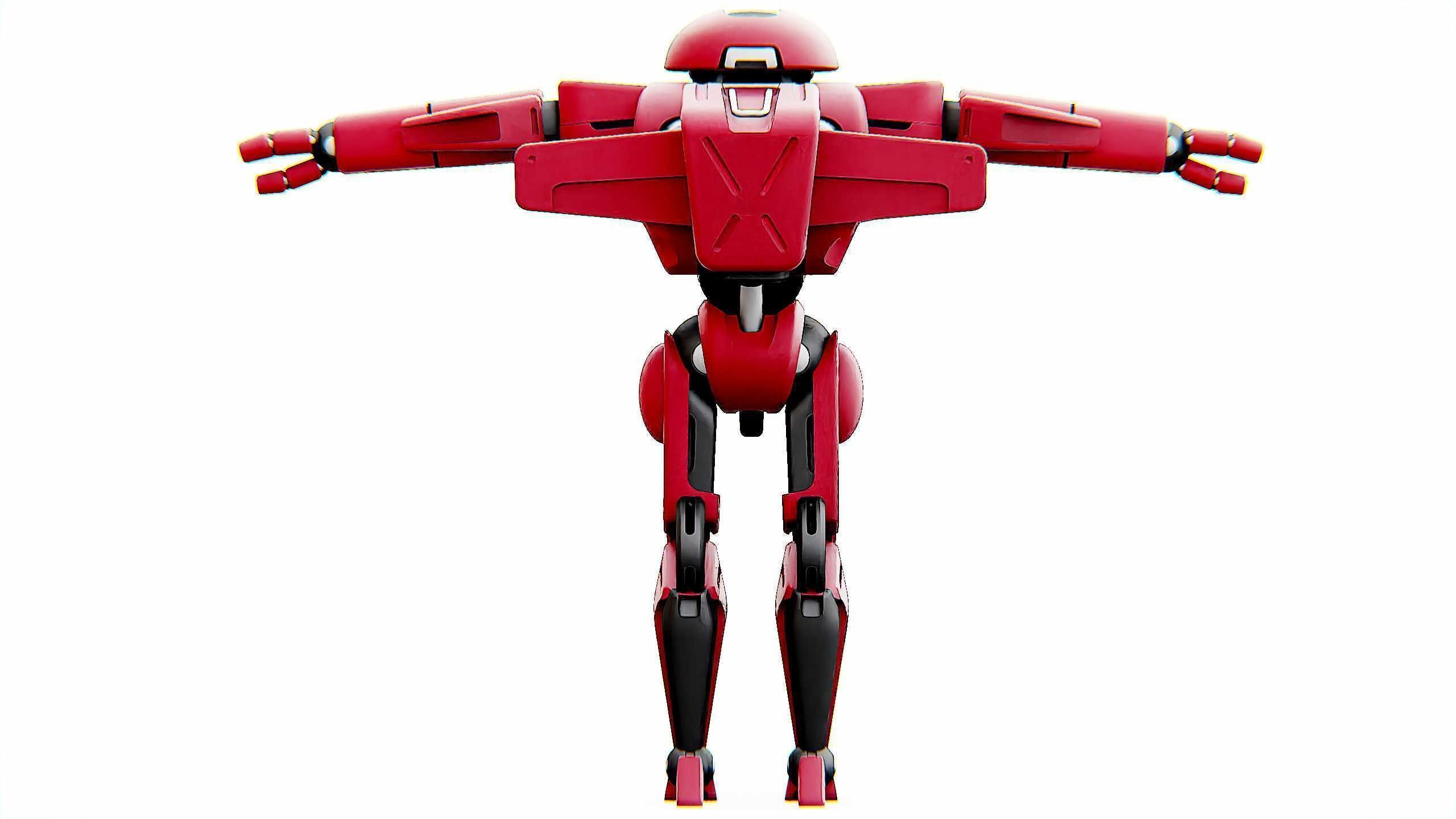 ANDROID IKAROUS Rigged for Unreal Engine - Unity - MIXAMO 3D model_25