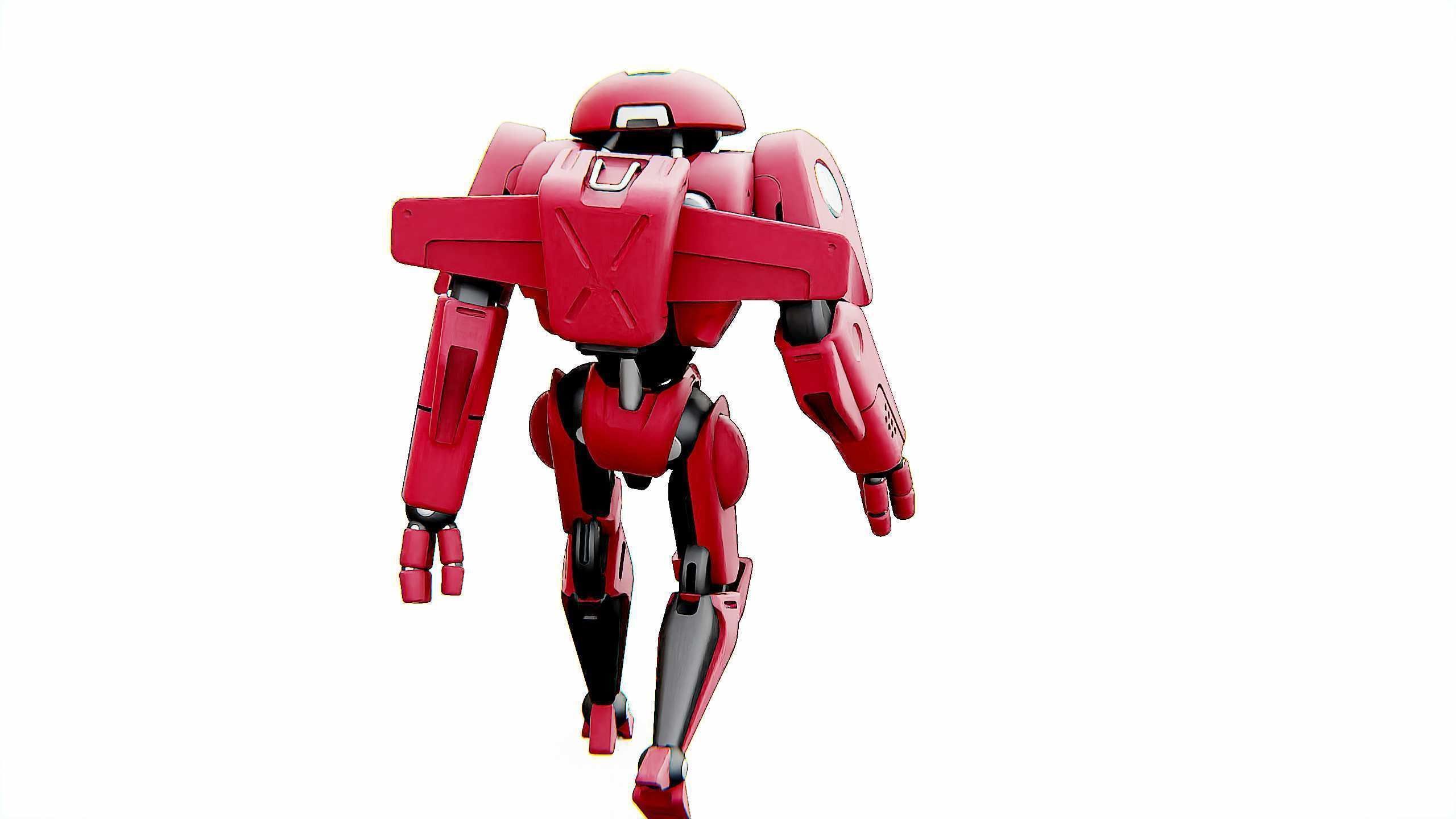 ANDROID IKAROUS Rigged for Unreal Engine - Unity - MIXAMO 3D model_20