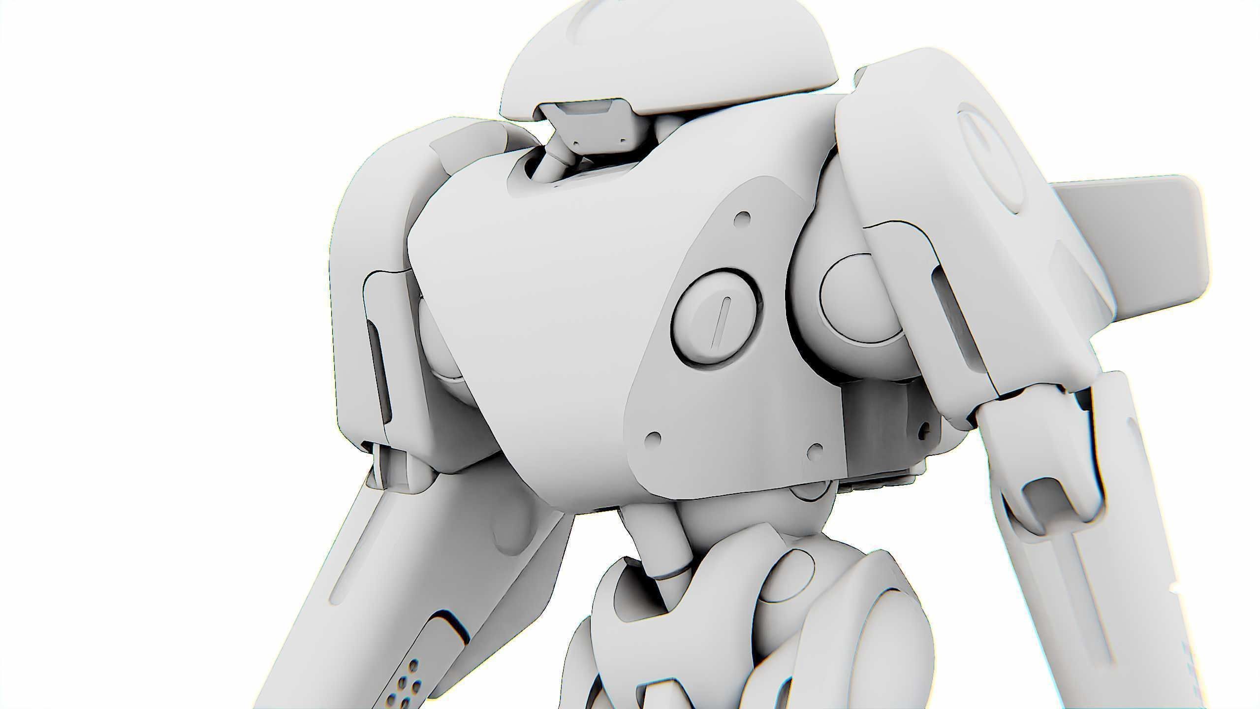 ANDROID IKAROUS Rigged for Unreal Engine - Unity - MIXAMO 3D model_36