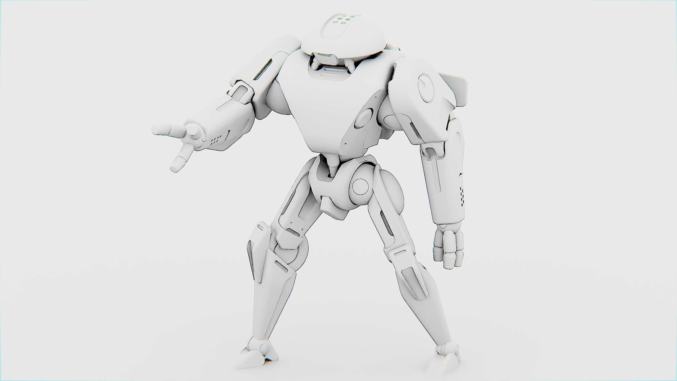 ANDROID IKAROUS Rigged for Unreal Engine - Unity - MIXAMO 3D model_32