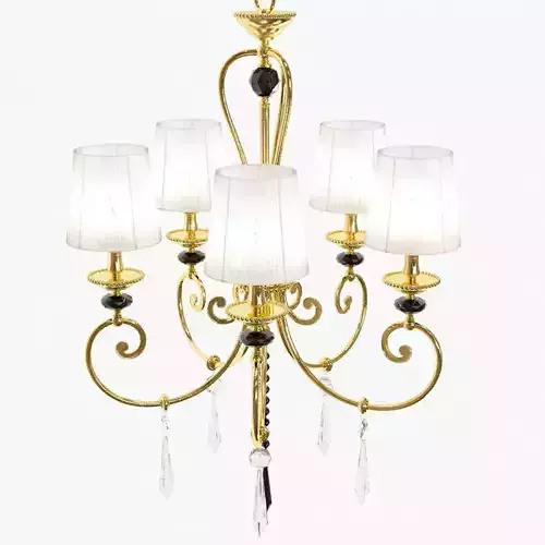 Classic bronze chandelier 0010