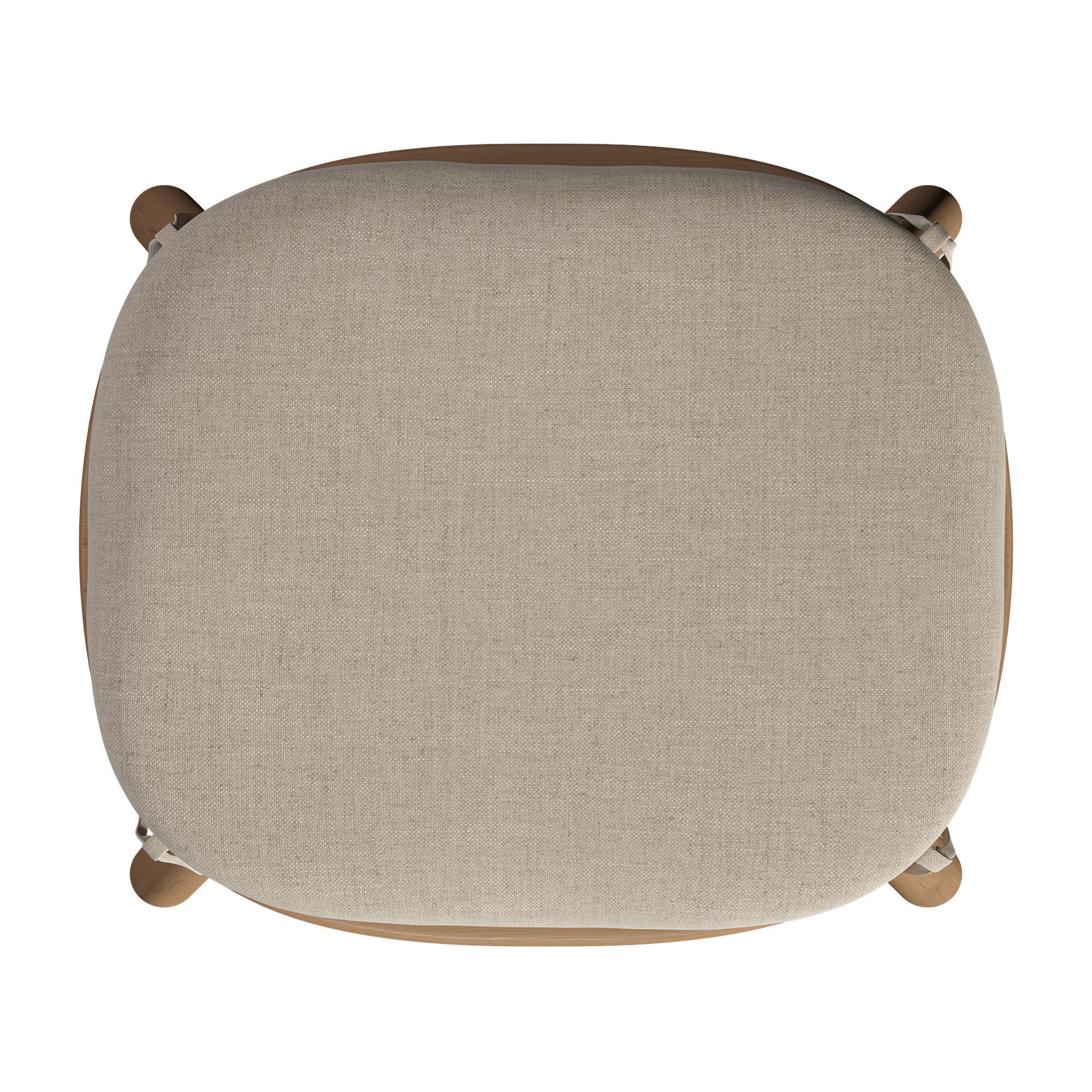 Ralph Oak Counter Stool 3D model_6