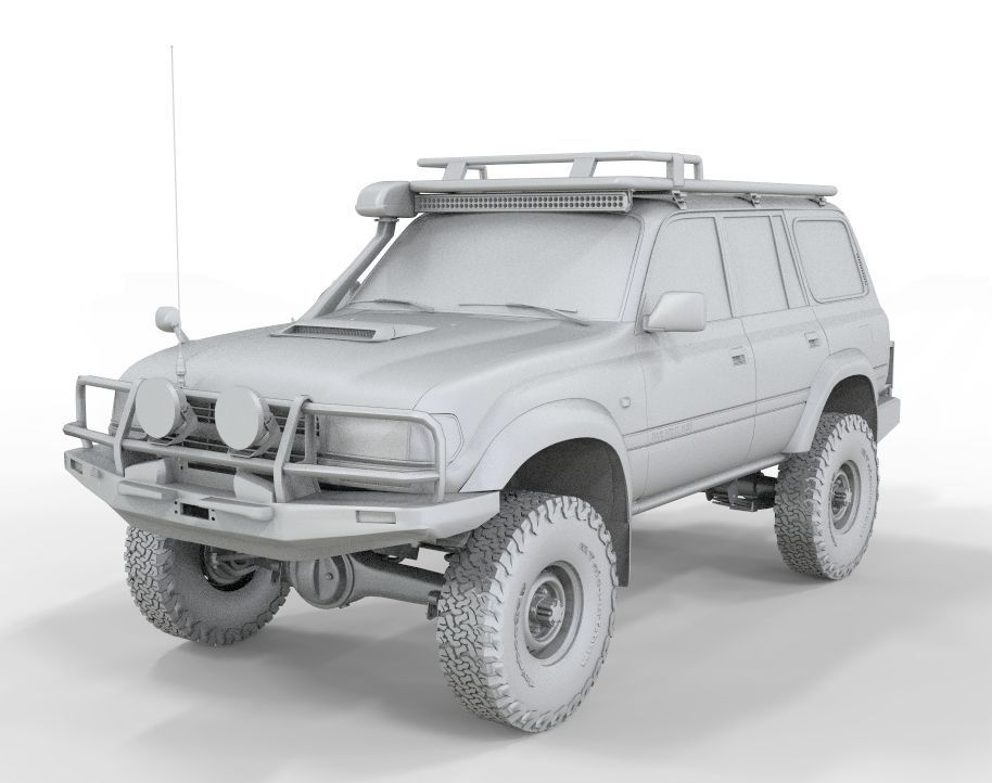 Toyota Land Cruiser Serie 80 1999 3D model_13