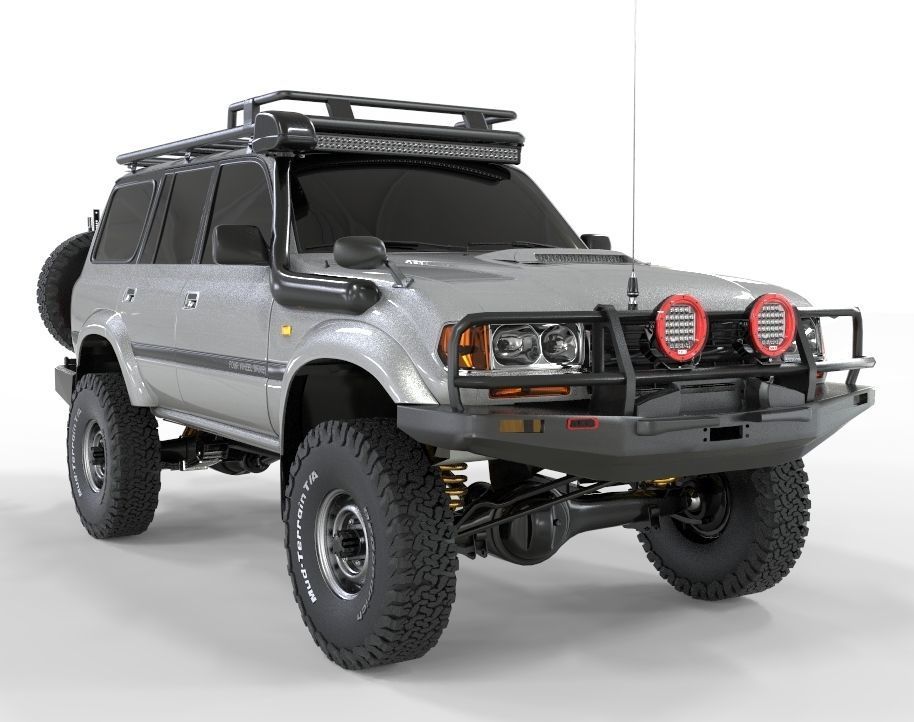 Toyota Land Cruiser Serie 80 1999 3D model_6