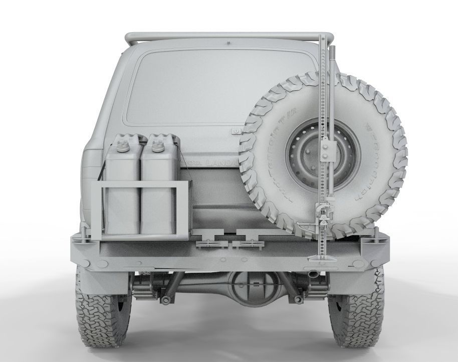 Toyota Land Cruiser Serie 80 1999 3D model_9