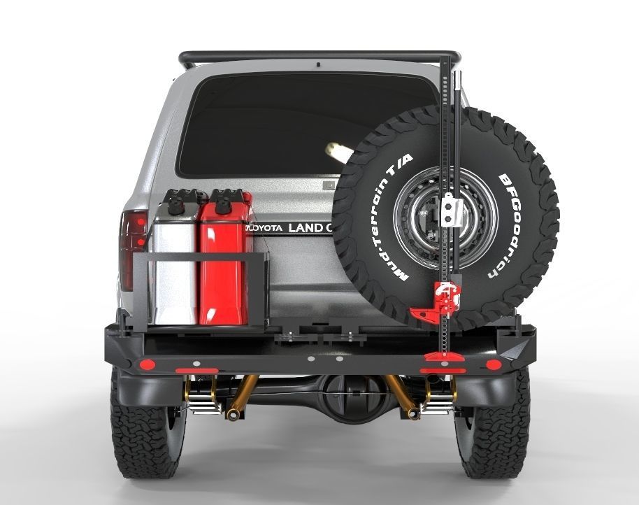 Toyota Land Cruiser Serie 80 1999 3D model_4