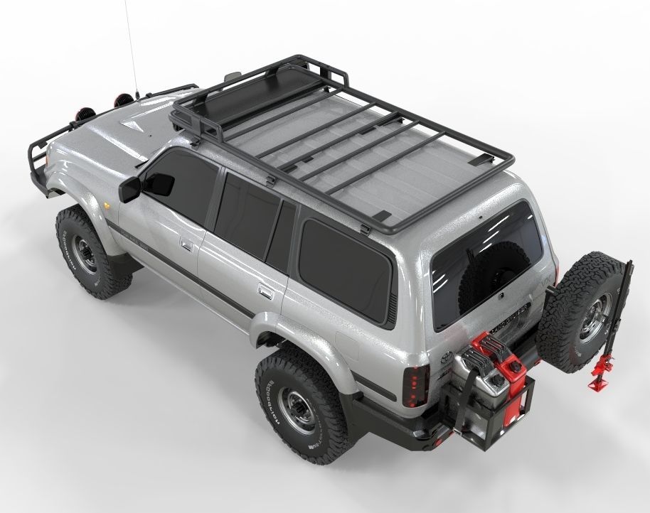 Toyota Land Cruiser Serie 80 1999 3D model_5