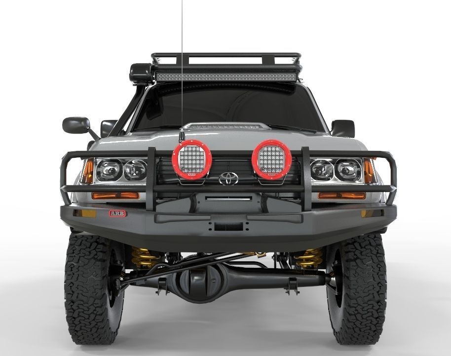 Toyota Land Cruiser Serie 80 1999 3D model_3