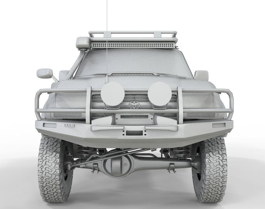 Toyota Land Cruiser Serie 80 1999 3D model_10