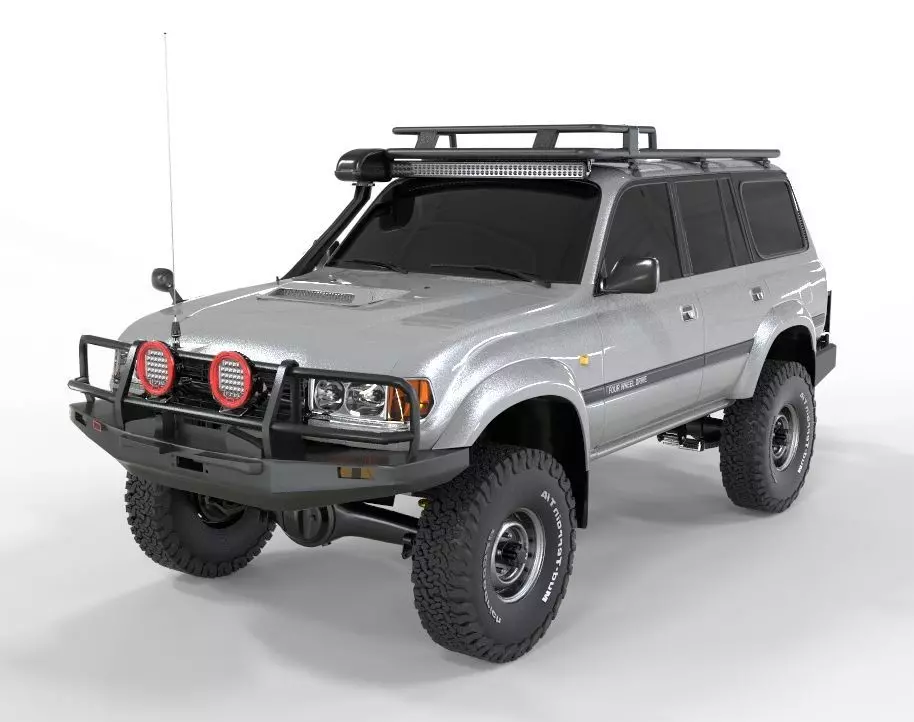 Toyota Land Cruiser Serie 80 1999 3D model_0