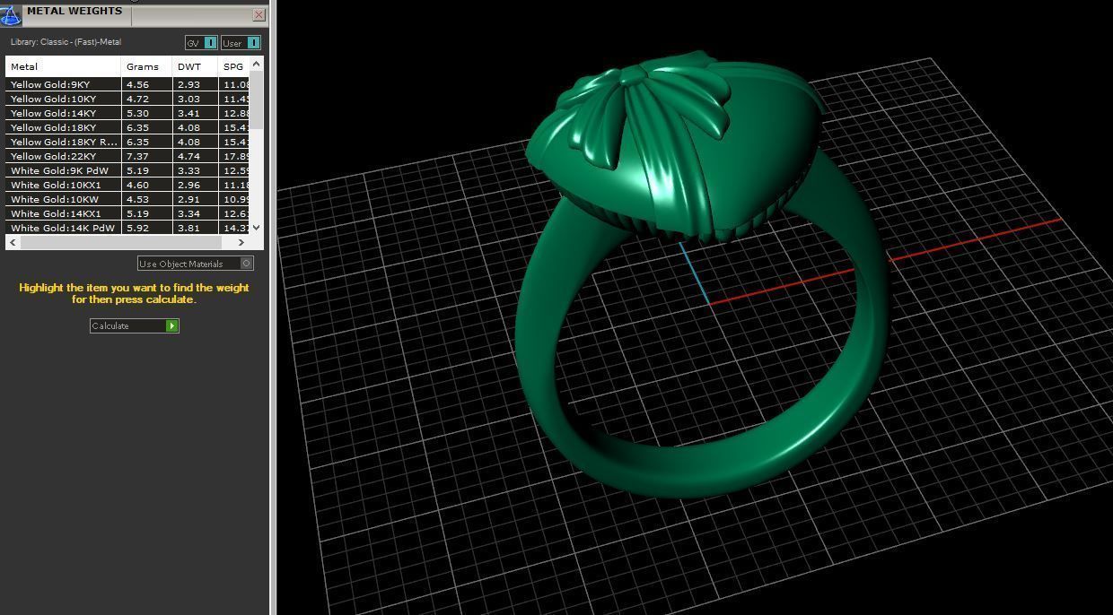 JEWELRY HEART RING 3D print model_6