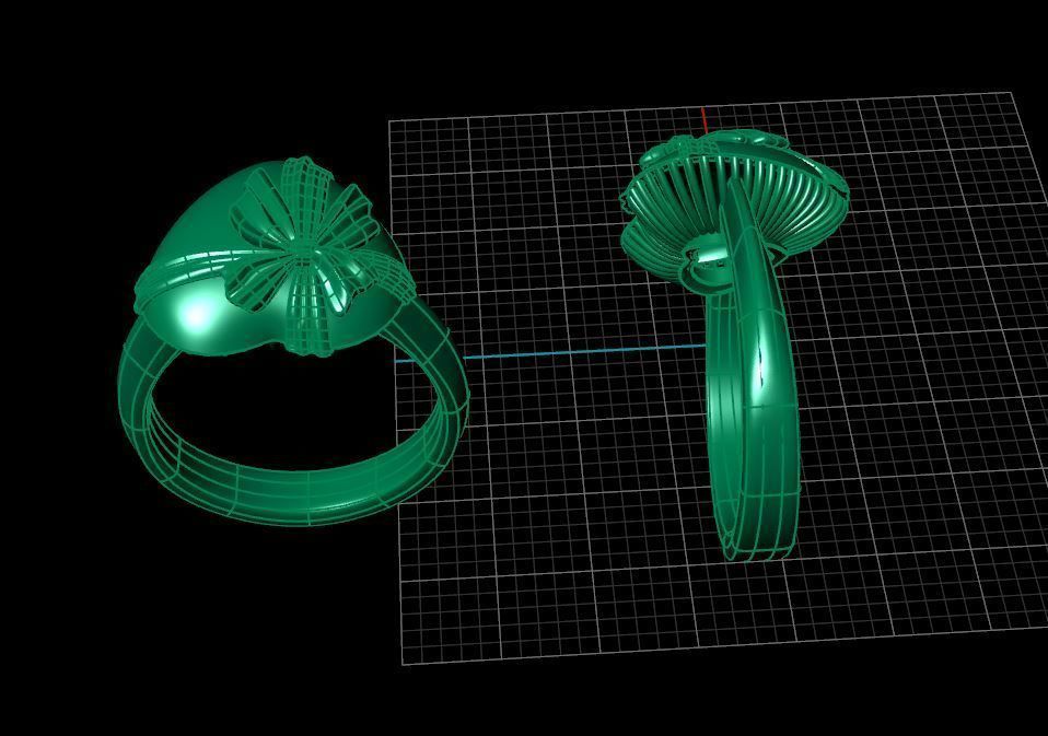 JEWELRY HEART RING 3D print model_3