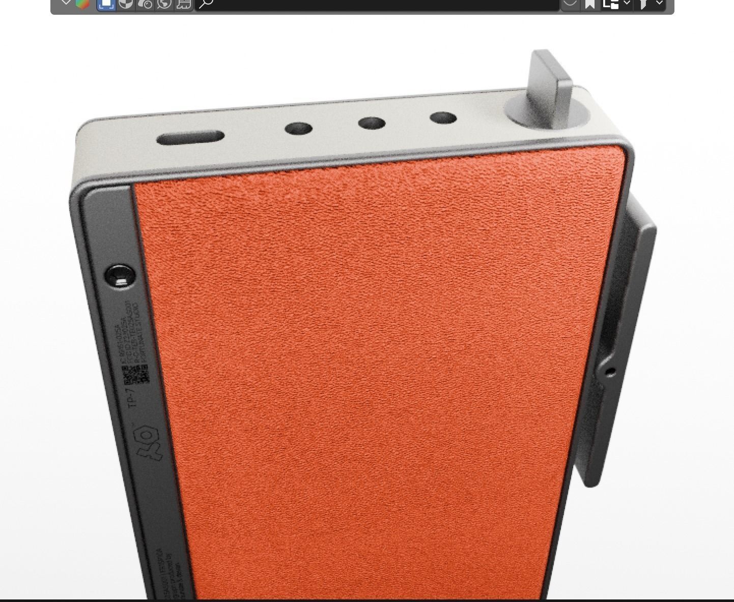 TP-7 Teenage Engineering 3D model_4