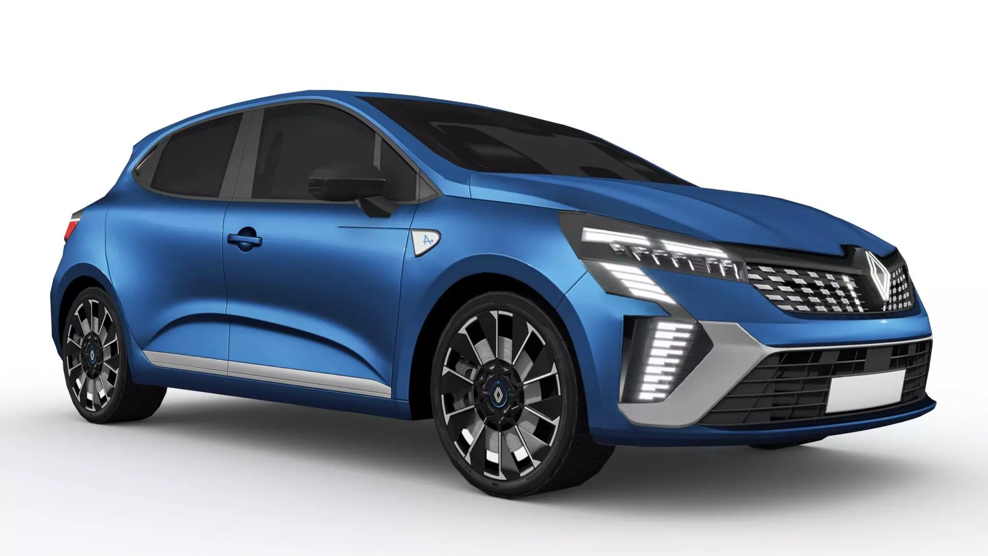 Renault Clio 2024 Low-poly 3D model