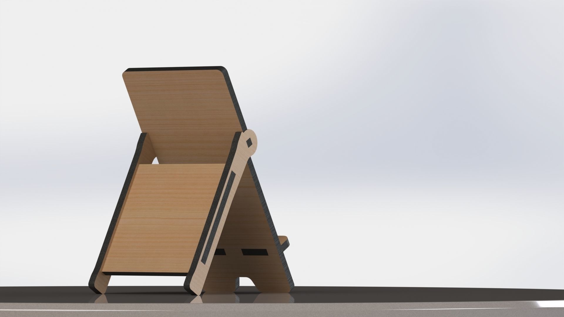 Phone stand type 2 3D print model_1